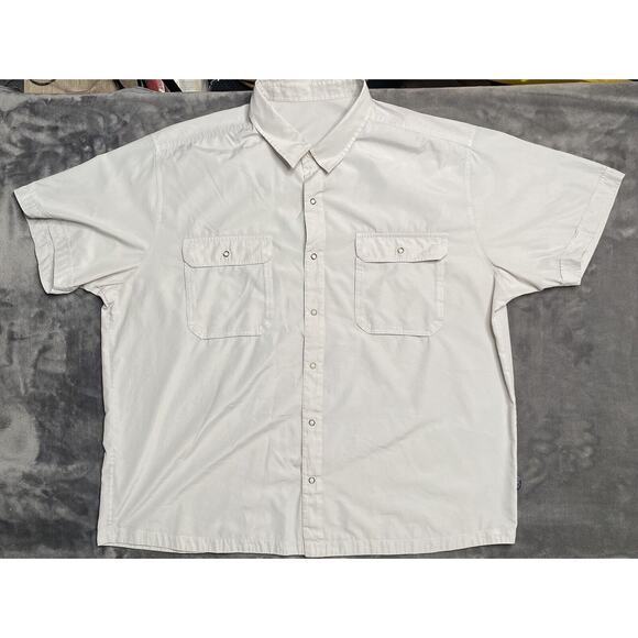 Patagonia Snap Front Shirt Men's XL/2XL Gray Lightweight Short Sleeve Hiking - Picture 1 of 6